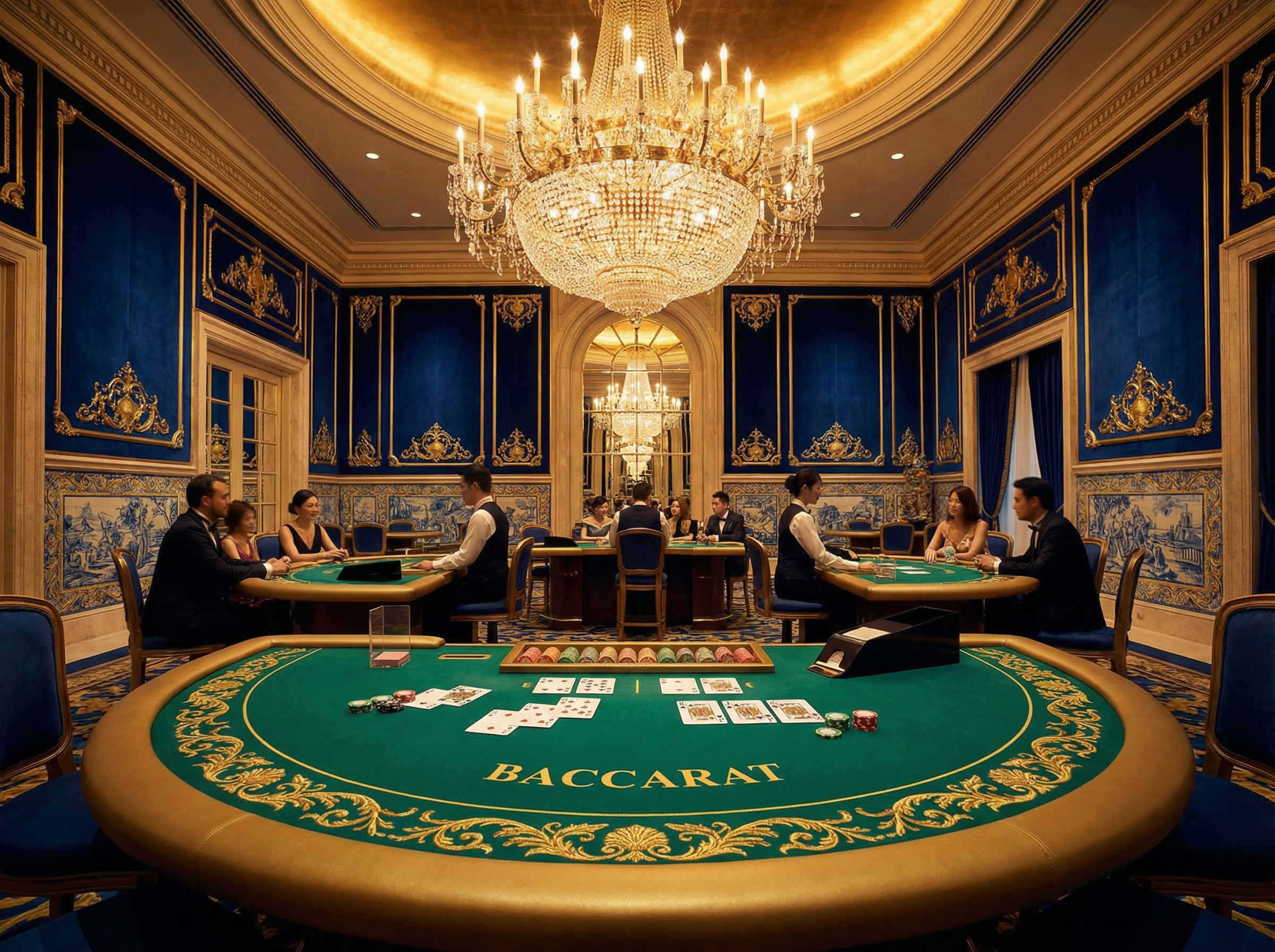 澳门赌博 - 百家乐牌桌全景
