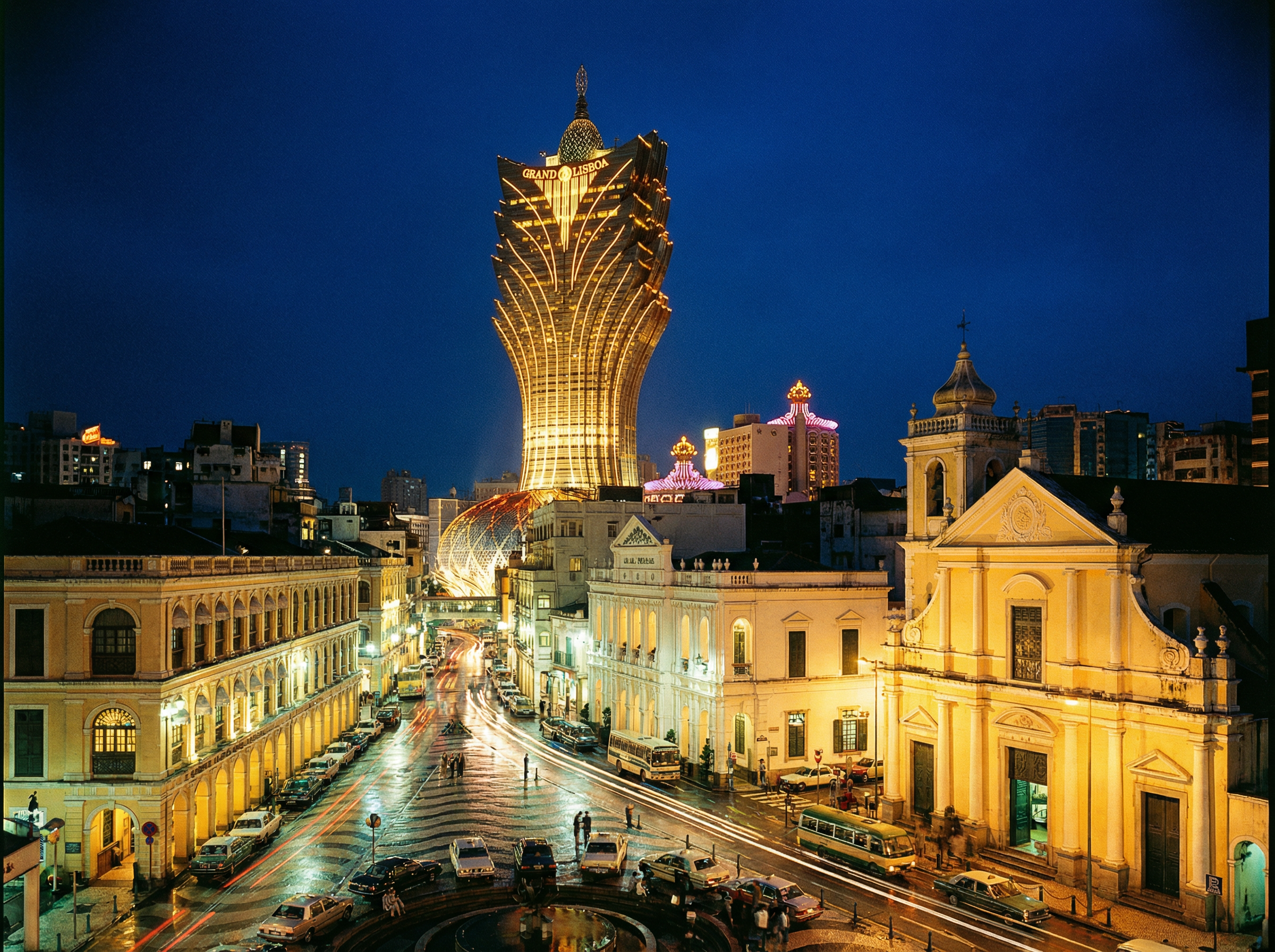 澳门赌博 - 新葡京娱乐场夜景